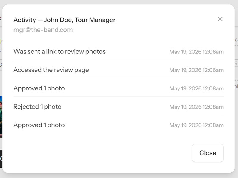 Full audit trail