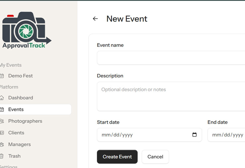Create Your Event